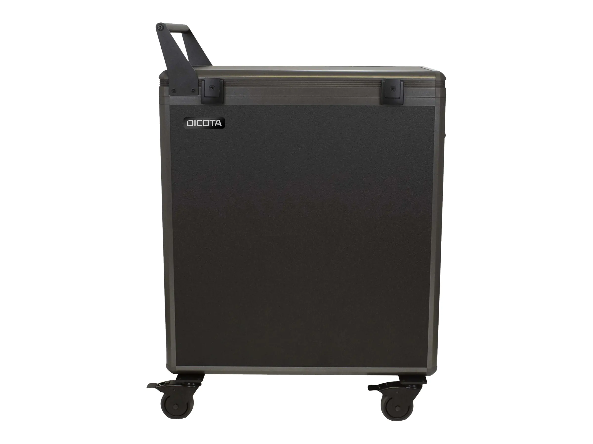 DICOTA - Wagen (nur Laden) - für 14 Notebooks - verriegelbar - Aluminium - Silber - Bildschirmgröße: bis zu 40,6 cm (bis zu 16") - Ausgang: 230 VAC / 50 Hz / 10 A V