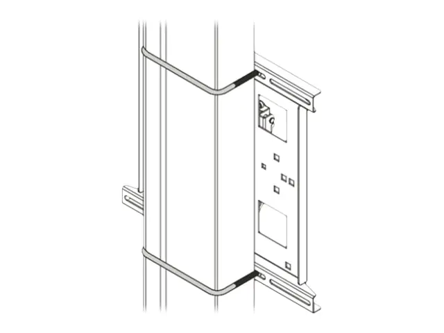 Chief Square 8" x 6" U-Bolt Set - Mounting Component - Montagekomponente (2 8" Vierkantbolzen x 6" U-Bolzen) FCAVCSU80