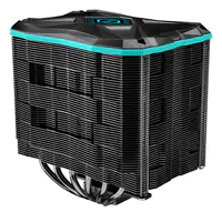 Iceberg Thermal IceSleet G6 Stealth - Prozessor-Luftkühler - (für: AM2, AM2+, AM3, AM3+, FM1, FM2, FM2+, LGA2011-3 (Square ILM), AM4, LGA2066, LGA1200, LGA2011-0, LGA1700, AM5, LGA115x Socket) - Aluminium - 140 mm - Schwarz
