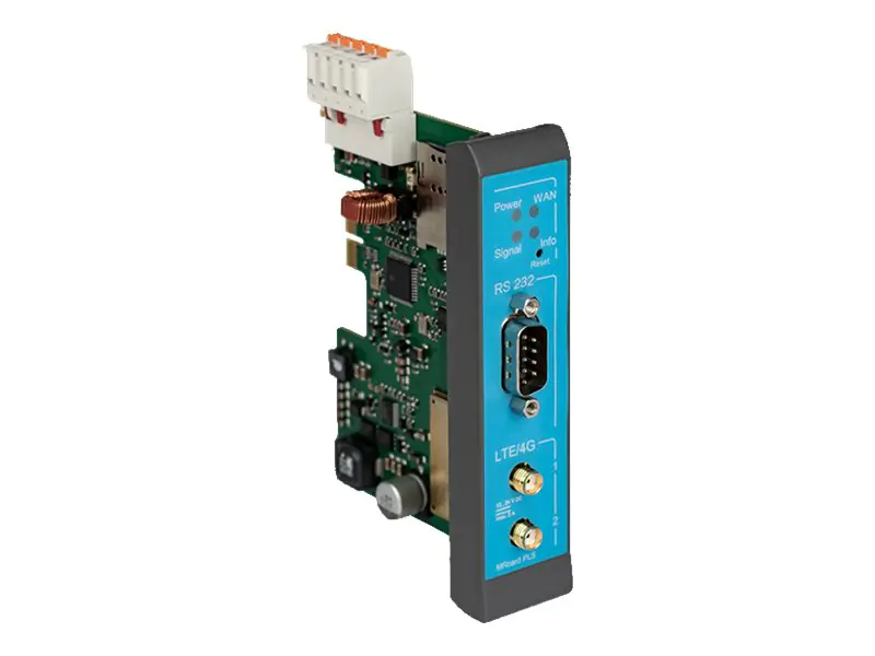 INSYS icom MRcard PLS - Drahtloses Mobilfunkmodem - 4G LTE - Digitalsteckplätze: 2 - RS-232, Modbus