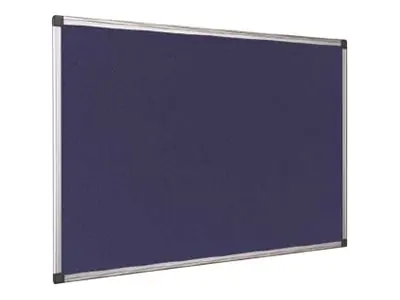 Bi-office Pinnwand Maya FA2143170 Aluminiumrahmen Filz 240x120cm blau