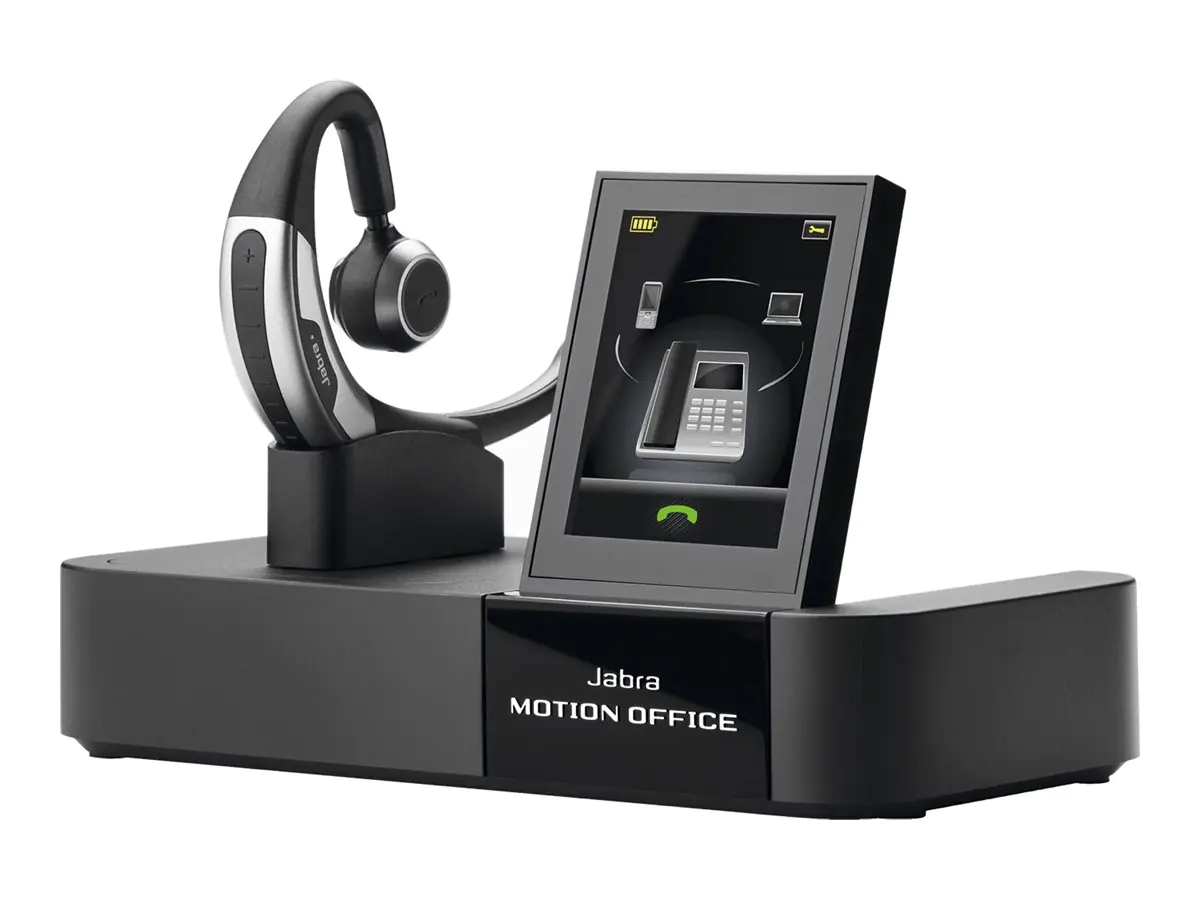 Jabra Motion Office - Headset - Ohrstöpsel - über dem Ohr angebracht - Bluetooth - kabellos - aktive Rauschunterdrückung