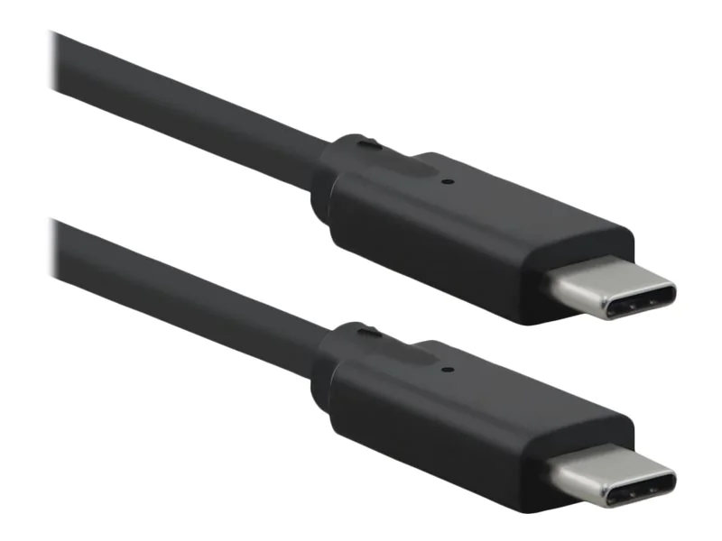Roline - USB-Kabel - 24 pin USB-C (M) umkehrbar zu 24 pin USB-C (M) umkehrbar - USB 3.2 Gen 2 - 20 V - 5 A - 50 cm - mattschwarz