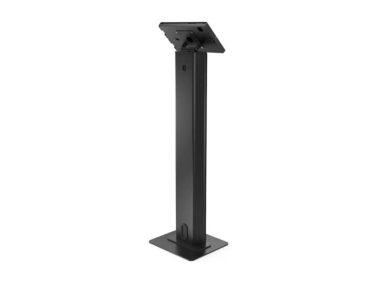 Compulocks Galaxy Tab A9+ Apex Enclosure Brandable Floor Stand Black - Aufstellung - für Tablett - Branding-fähig - verriegelbar - Metallrahmen - Schwarz - Bildschirmgröße: 27.9 cm (11") - Bodenaufstellung - für Samsung Galaxy Tab A9+