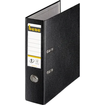 Bene Ordner 291400 SW DIN A4 80mm PP schwarz Bene Ordner 291400 SW DIN A4 80mm PP schwarz