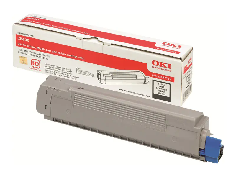OKI - Schwarz - Original - Tonerpatrone - für C8600cdtn, 8600dn, 8600n, 8800cdtn, 8800dn, 8800n OKI - Schwarz - Original - Tonerpatrone - für C8600cdtn, 8600dn, 8600n, 8800cdtn, 8800dn, 8800n