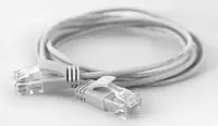 WANTEC Extra dünnes CAT6A UTP Patchkabel - 20 m - Cat6a - U/UTP (UTP) - RJ-45 - RJ-45 - Weiß