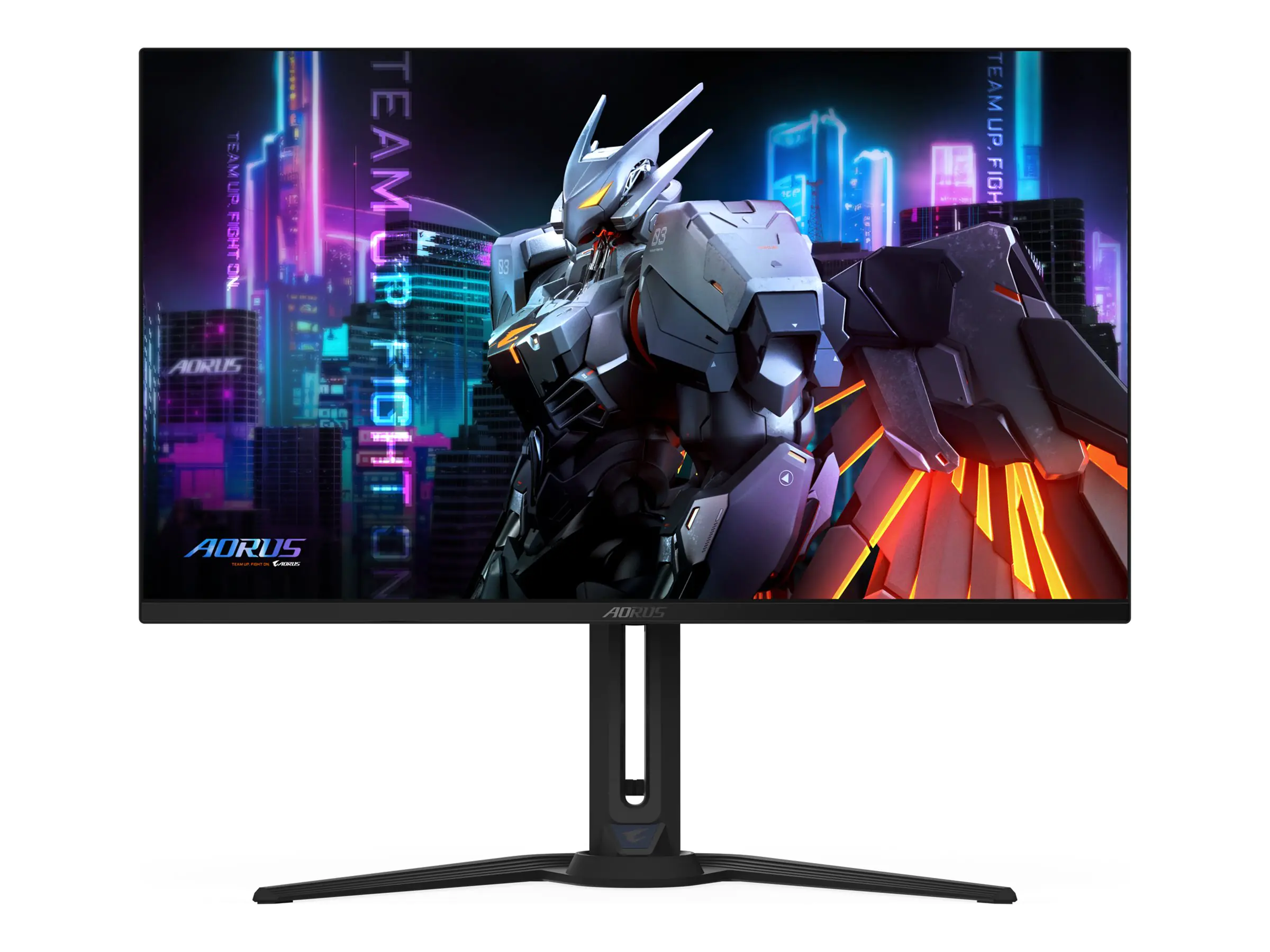 AORUS FO32U - OLED-Monitor - Gaming - 81.3 cm (32") (31.5" sichtbar) - 3840 x 2160 UHD @ 165 Hz - 1000 cd/m² - 1500000:1 - DisplayHDR 400 True Black - 0.03 ms - 2xHDMI, DisplayPort, USB-C - Lautsprecher