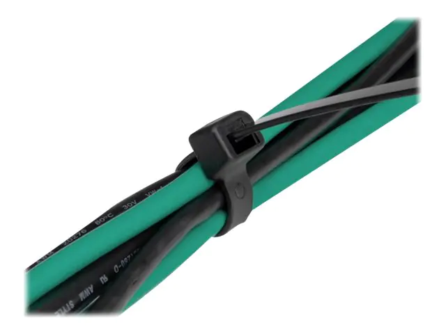Delock Kabelbinder - UV-beständig - 1.22 m - Schwarz (Packung mit 10)