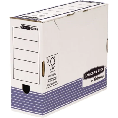 Bankers Box Archivbox R-Kive Prima (80mm) 0026401 weiß/blau Bankers Box Archivbox R-Kive Prima (80mm) 0026401 weiß/blau