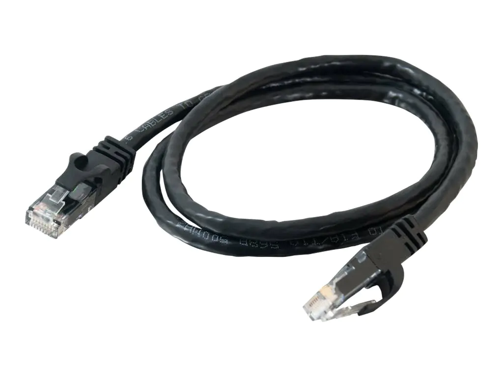 C2G Patch-Kabel UTP-Kabel CAT 6 83406 1.00 m Schwarz