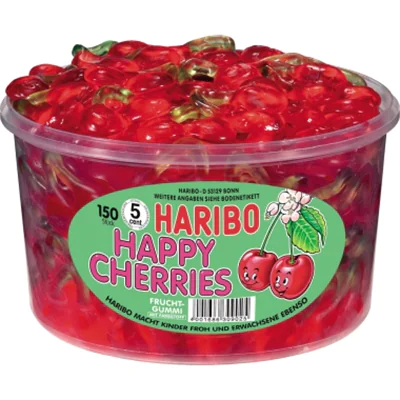 HARIBO Fruchtgummi Happy Cherries 871956 150 St./Pack. HARIBO Fruchtgummi Happy Cherries 871956 150 St./Pack.