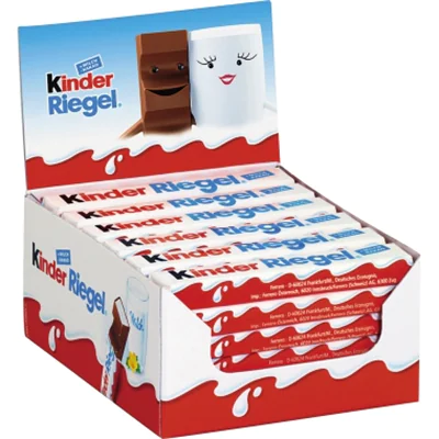 Kinder Schokoriegel 36 x 21 g/Pack. Kinder Schokoriegel 36 x 21 g/Pack.