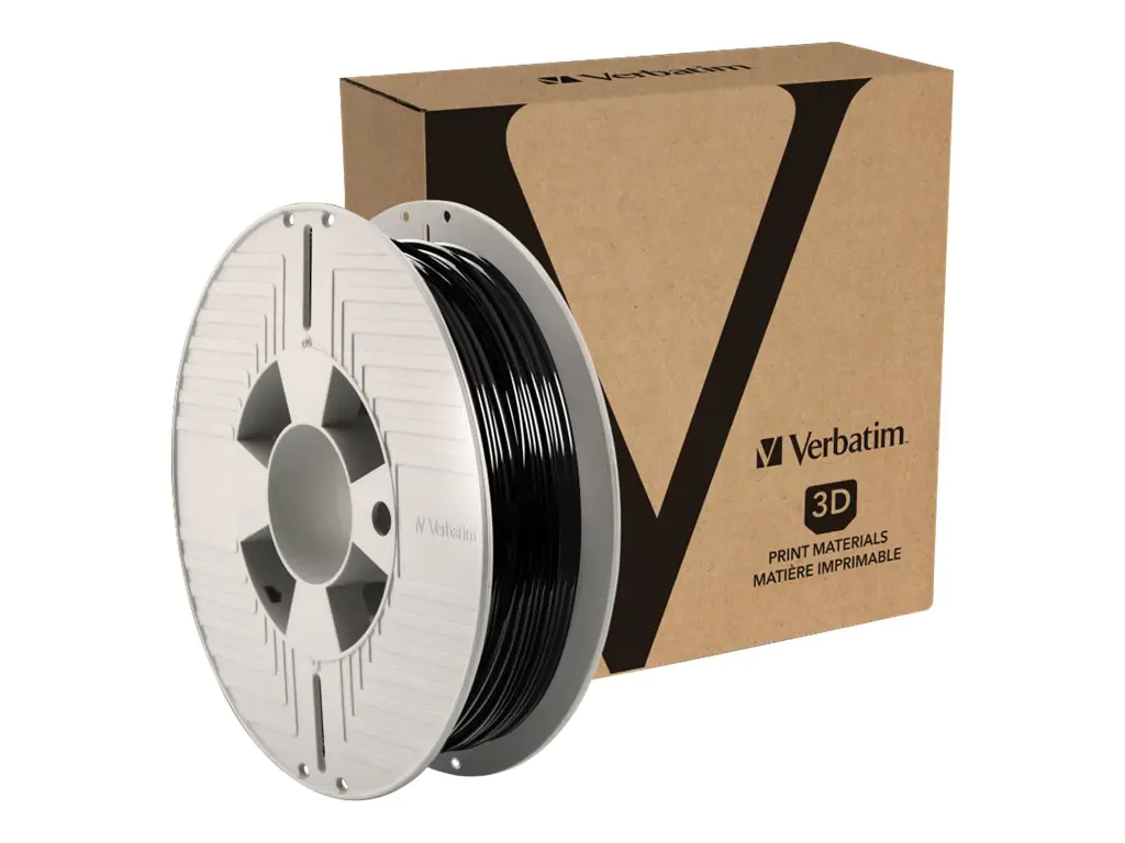 Verbatim Tefabloc - Schwarz - 500 g - 71 m - Schwarz - TPE-Filament (3D) Verbatim Tefabloc - Schwarz - 500 g - 71 m - Schwarz - TPE-Filament (3D)
