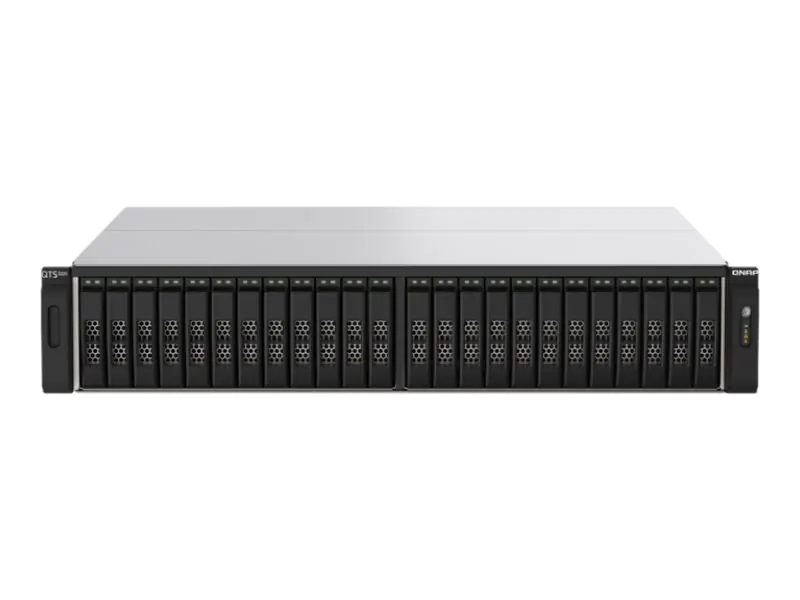 QNAP TS-H2490FU - NAS-Server - 24 Schächte - Rack - einbaufähig - PCI Express 3.0 x4 (NVMe) - RAID RAID 0, 1, 5, 6, 10, 50, 60, JBOD - RAM 64 GB - 25 Gigabit Ethernet - iSCSI Support