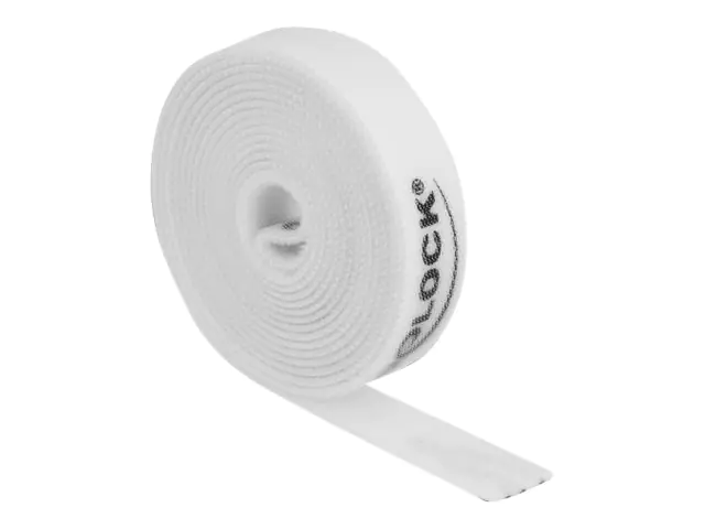 Delock - Kabelbinderrolle - 2 m - weiß