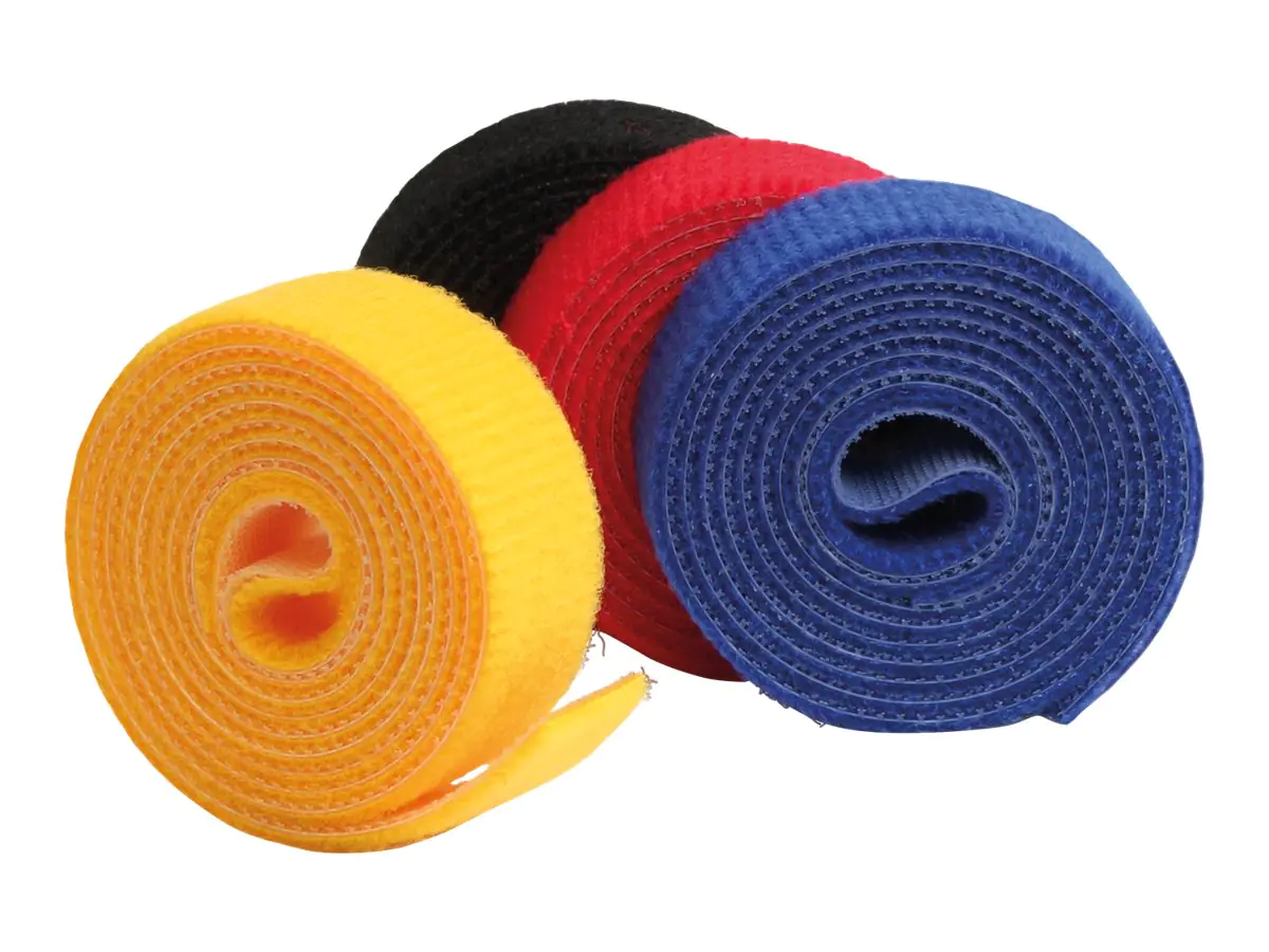 LTC ROLL STRAP - Klettverschlussstreifen - weiß, Blau, Gelb, Rot