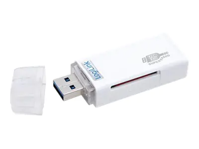 LogiLink CardReader USB 3.0 - Kartenleser (SD, microSD, SDHC, microSDHC, SDXC, microSDXC) - USB 3.0
