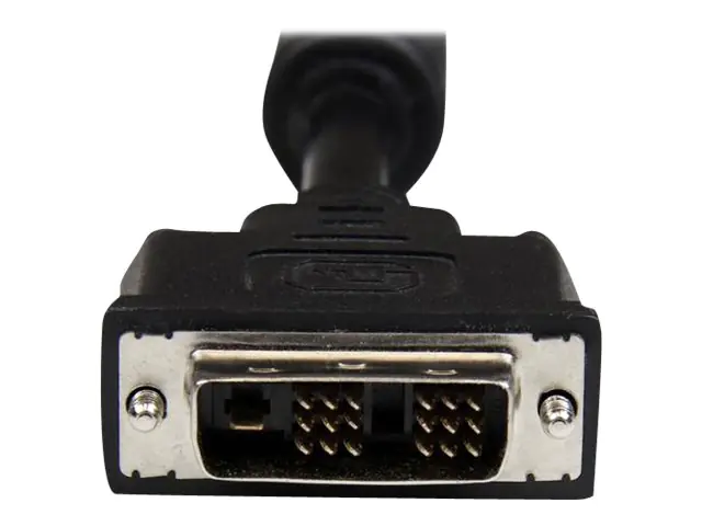 StarTech 1m DVI-D Single Link Kabel - St/St - DVI Monitorkabel - 1920x1200 - DVI Verbindungskabel/Anschlusskabel - Schwarz - DVI-Kabel - Single Link - DVI-D (M) zu DVI-D (M) - 1 m - geformt, Daumenschrauben - Schwarz
