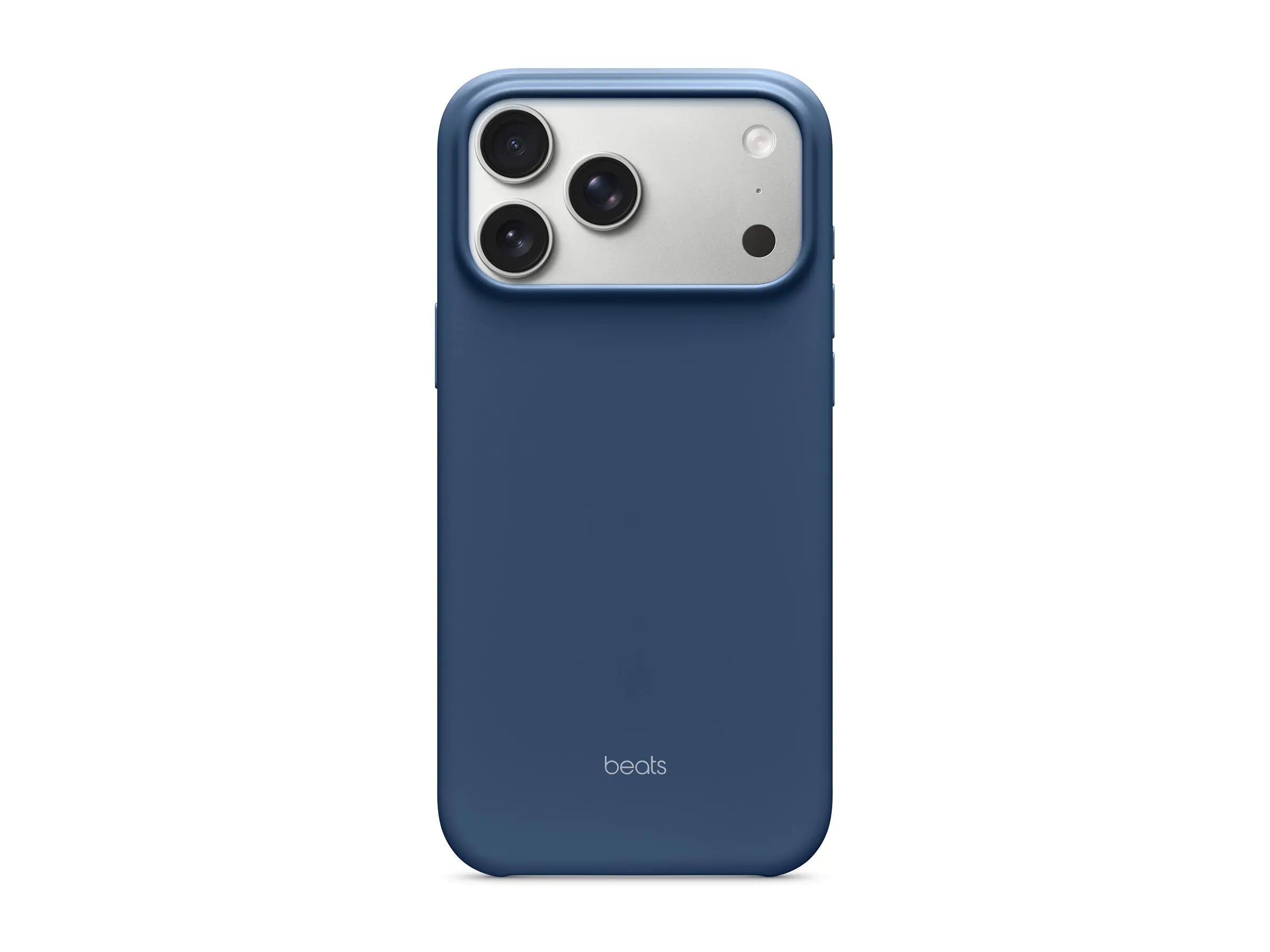 Beats - Hintere Abdeckung für Mobiltelefon - Kamerasteuerung - kompatibel mit MagSafe - Polycarbonat - bedrock blue - für iPhone 17 Pro Max