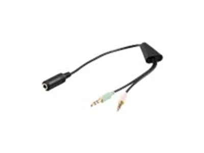 goobay - Audio-Adapter - mini-phone stereo 3.5 mm männlich zu mini-phone stereo 3.5 mm weiblich - 40 cm