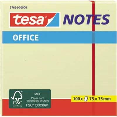 tesa Haftnotiz Office Notes 57654-00000 75x75mm 100Bl. gelb tesa Haftnotiz Office Notes 57654-00000 75x75mm 100Bl. gelb