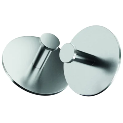 ovimar Handtuchhaken Hirstholm 6 x 3 cm (Ø x H) Edelstahl, gebürstet silber 2 St./Pack. ovimar Handtuchhaken Hirstholm 6 x 3 cm (Ø x H) Edelstahl, gebürstet silber 2 St./Pack.