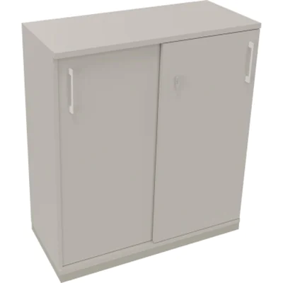 Schiebetürenschrank 3OH B1000xT442xH1133mm si/Lichtgrau Schiebetürenschrank 3OH B1000xT442xH1133mm si/Lichtgrau