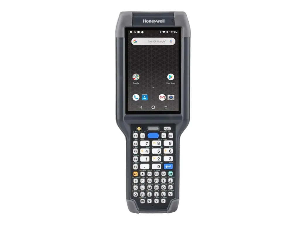 Honeywell CK65 - Datenerfassungsterminal - robust - Android 9.0 (Pie) oder später - 32 GB - 10.16 cm (4") Farbe (480 x 800) - Kamera auf Rückseite - Barcodeleser - (2D-Imager) - microSD-Steckplatz - Wi-Fi 5, NFC, Bluetooth