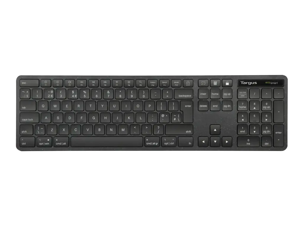 Targus EcoSmart - Tastatur - full size - antimicrobial AKB874UK