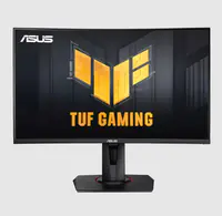 ASUS TUF Gaming VG27VQM - LED-Monitor - Gaming - gebogen - 68.5 cm (27") - 1920 x 1080 Full HD (1080p) @ 240 Hz - VA - 350 cd/m² - 3000:1 - HDR10 - 1 ms - 2xHDMI, DisplayPort - Lautsprecher - Schwarz