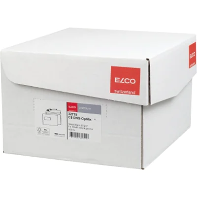 ELCO Briefumschlag premium 32778 C5 80g hk mF weiß 500 St./Pack. ELCO Briefumschlag premium 32778 C5 80g hk mF weiß 500 St./Pack.