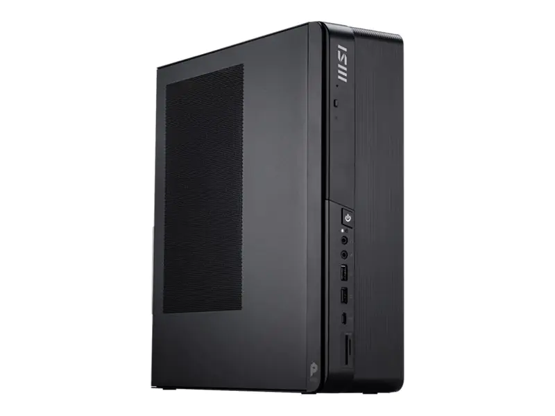 MSI PRO DP80 A14G 204XDE - CFF - Core i5 i3-14100 / 3.5 GHz - RAM 16 GB - SSD 256 GB - NVMe - UHD Graphics 730 - 1GbE, 2.5GbE, Wi-Fi 6E, Bluetooth 5.3 - WLAN: 802.11a/b/g/n/ac/ax (Wi-Fi 6E) 9S6-B20821-204