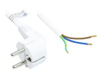 Good Connections P0185-W020, 2 m, Netzstecker Typ E+F, H05VV-F3G, 250 V