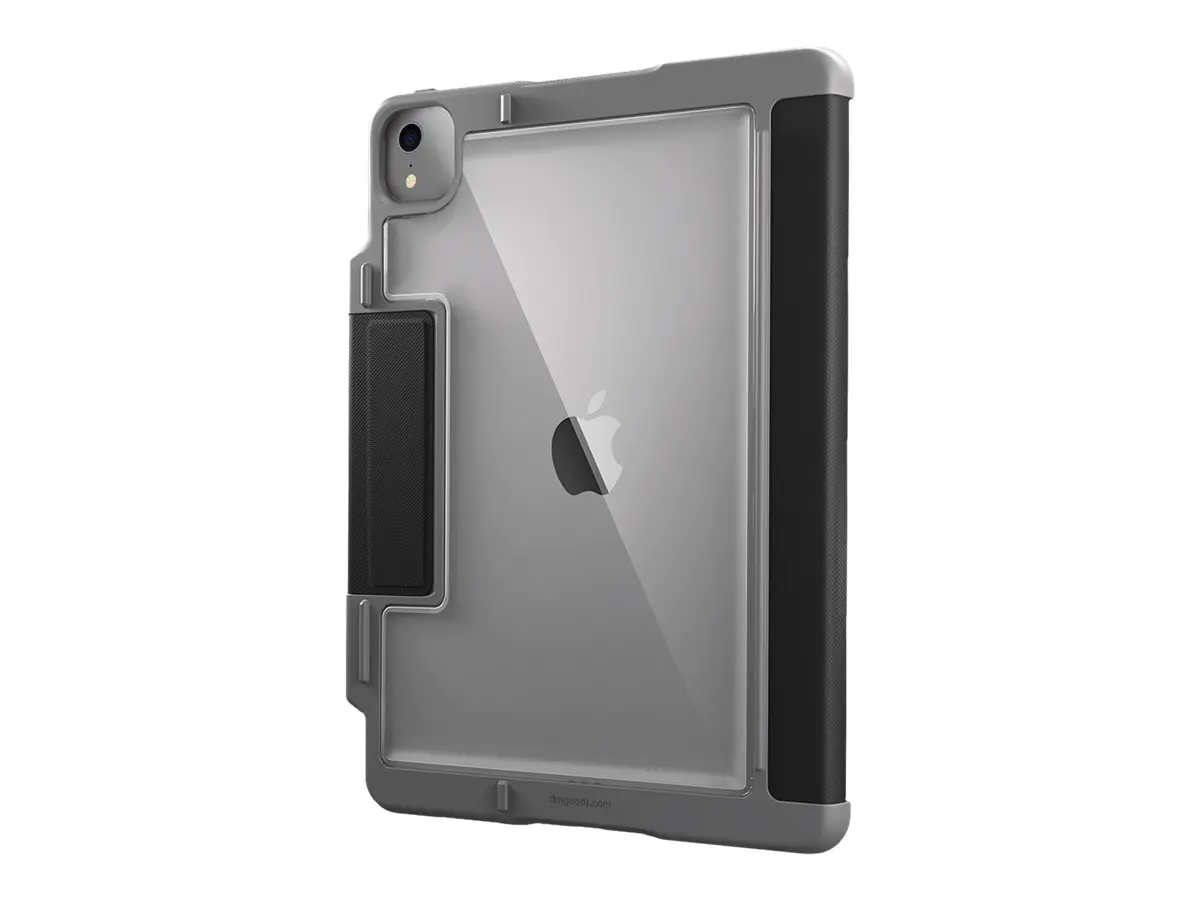STM dux plus - Flip-Hülle für Tablet - Polyurethan, Polycarbonat, Gummi, Thermoplastisches Polyurethan (TPU) - Schwarz - für Apple 10.9-inch iPad Air (4. Generation, 5. Generation)