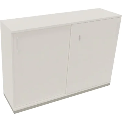 Schiebetürenschrank 3OH B1600xT442xH1133mm si/Diamant Weiß Schiebetürenschrank 3OH B1600xT442xH1133mm si/Diamant Weiß