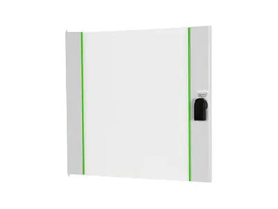 DIGITUS Professional DN-19-D-12U-B-PHC - Vorderklappe - Schwarz, RAL 9005 - 12U - 48.3 cm