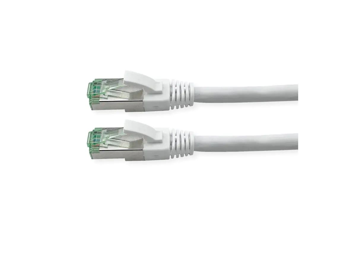 ROLINE RM S/FTP Patchkabel Kat6A/Kl.EA TPE weiss 5m - FTP - PIMF
