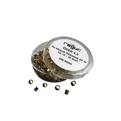 REGUR® Ösen Länge 4,2mm messing PA=250St REGUR® Ösen Länge 4,2mm messing PA=250St