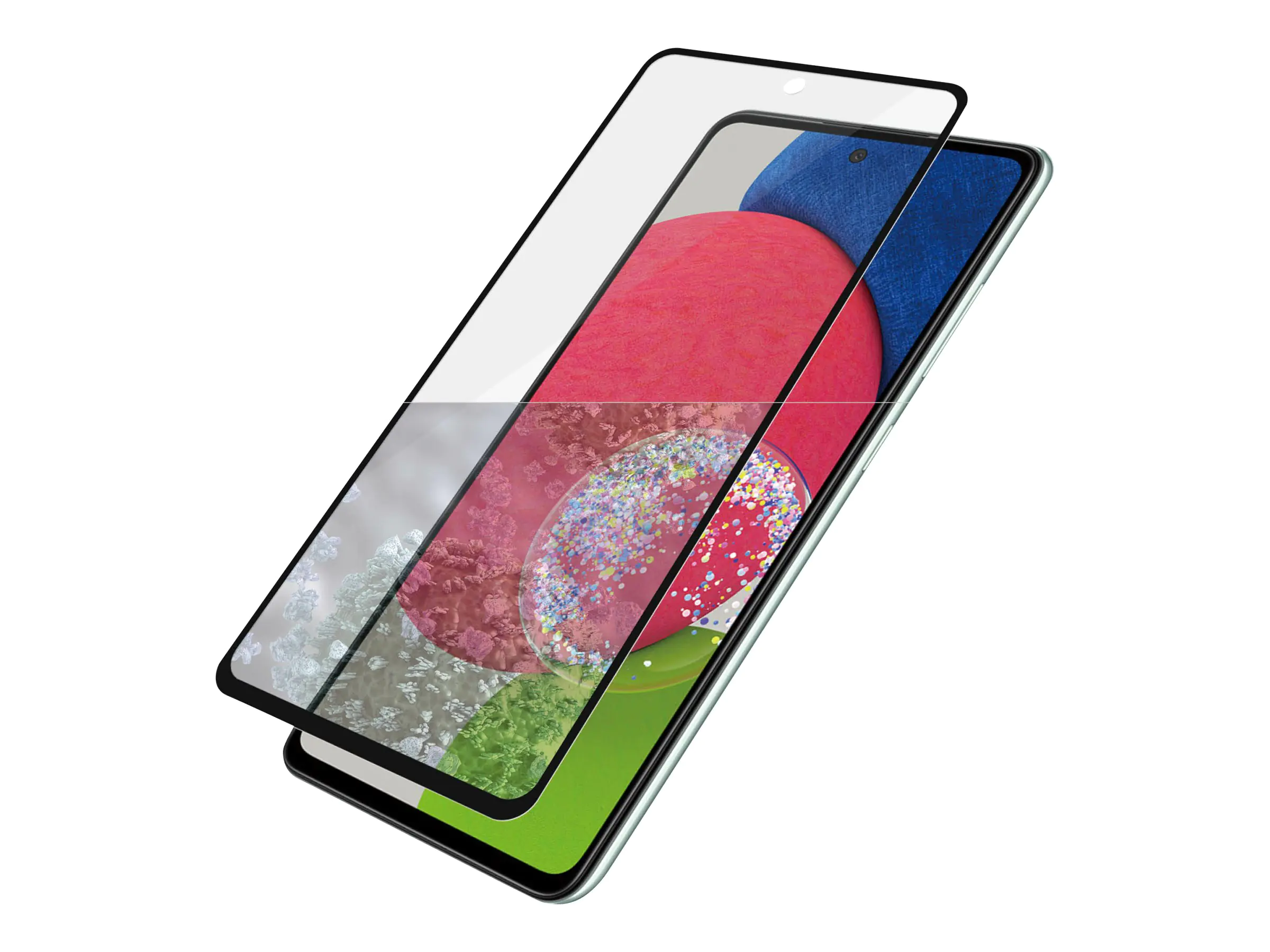 PanzerGlass - Bildschirmschutz für Handy - Case-kompatibel - Glas - Rahmenfarbe schwarz - für Samsung Galaxy A52, A52 5G PanzerGlass - Bildschirmschutz für Handy - Case-kompatibel - Glas - Rahmenfarbe schwarz - für Samsung Galaxy A52, A52 5G