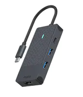 Rapoo USB-C Multiport Adapter 4-in-1 grau - Adapter
