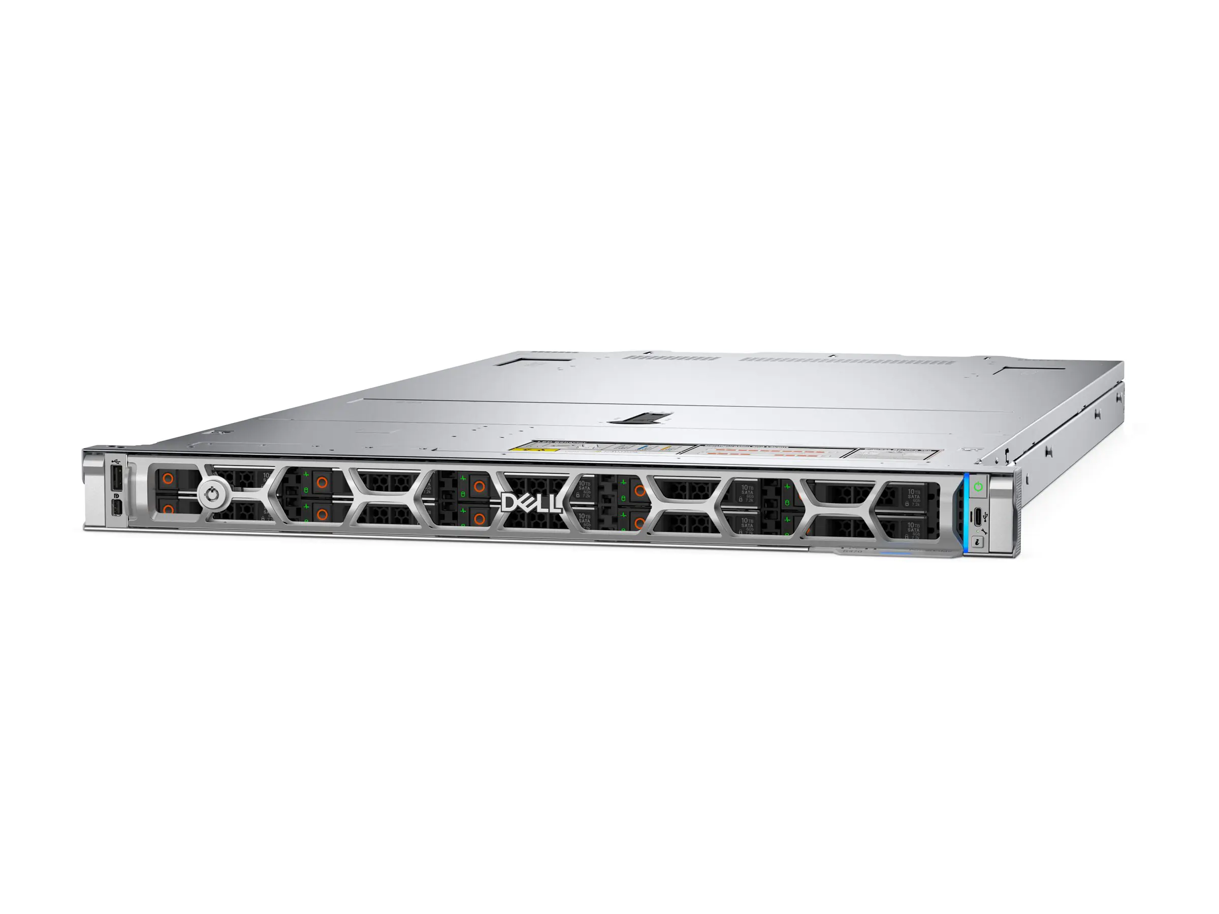 Dell PowerEdge R470 - Server - Rack-Montage - 1U - 1-Weg - 1 x Xeon 6517P / 3.2 GHz - RAM 32 GB -