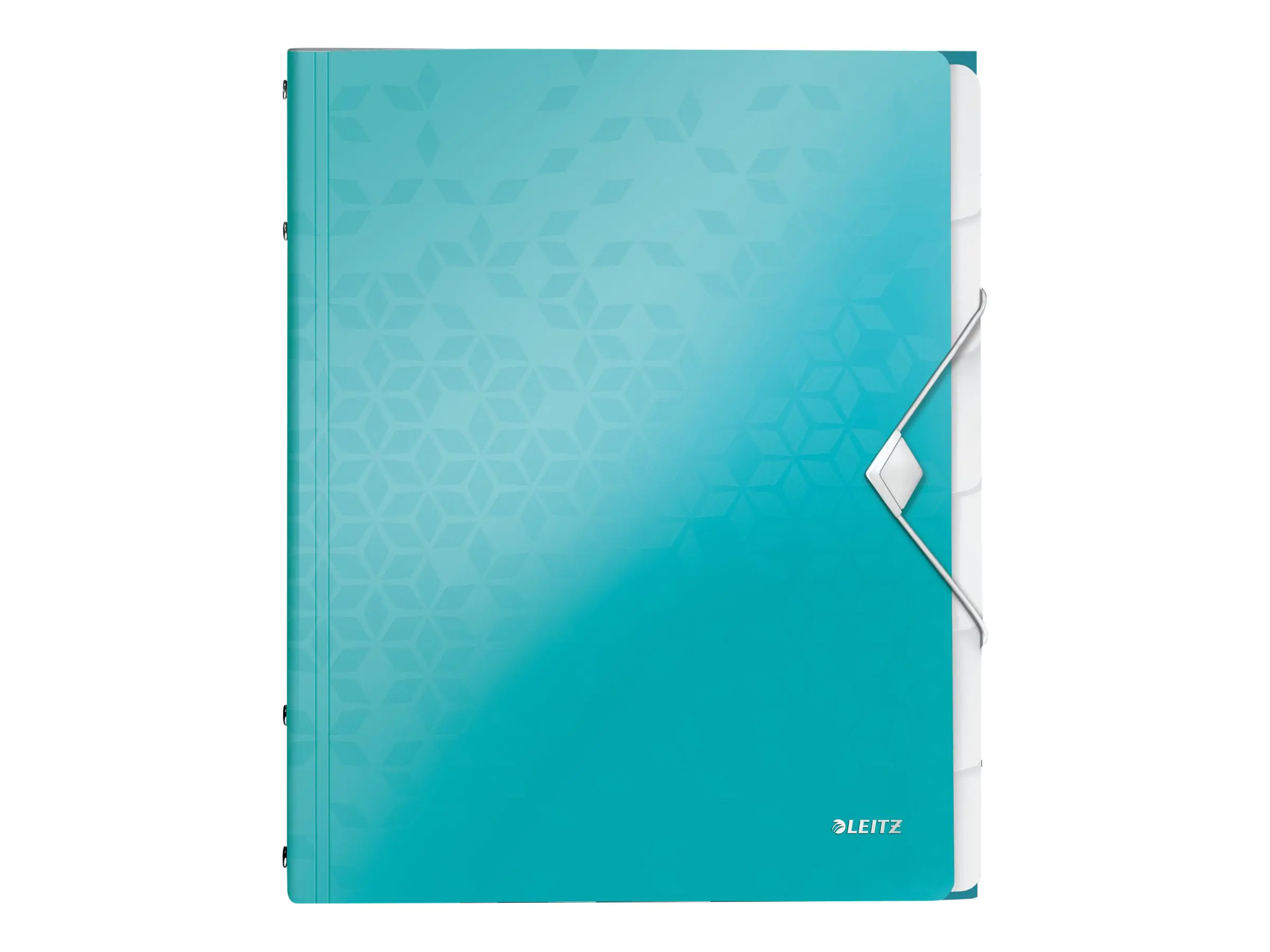 Leitz Ordnungsmappe WOW 46330051 DIN A4 6Fächer PP eisblau