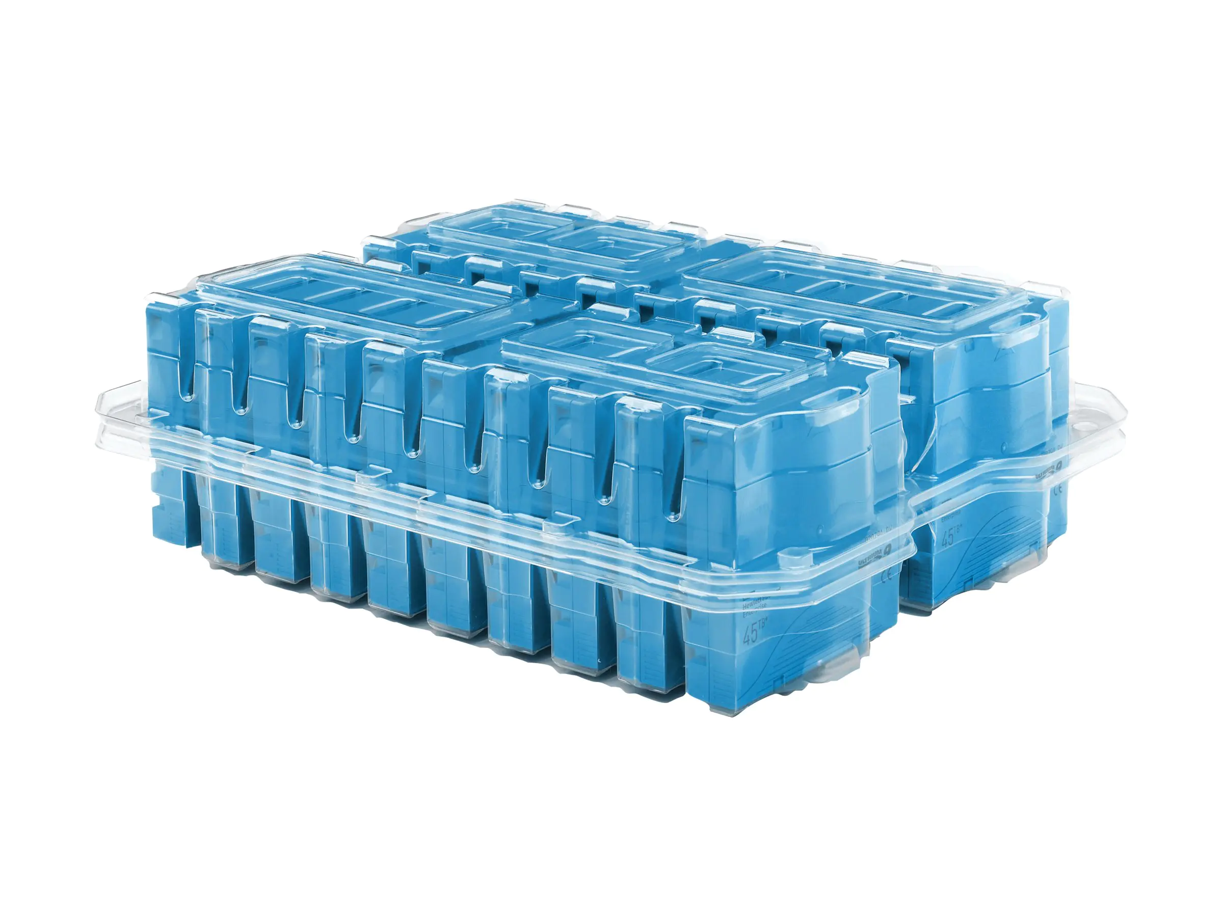 HPE - 20 x LTO Ultrium 9 - 18 TB / 45 TB - Beschriftungsetiketten - Hellblau - Library Pack - für P/N: R7E99A, R7F00A, R7F01A, R7F02A