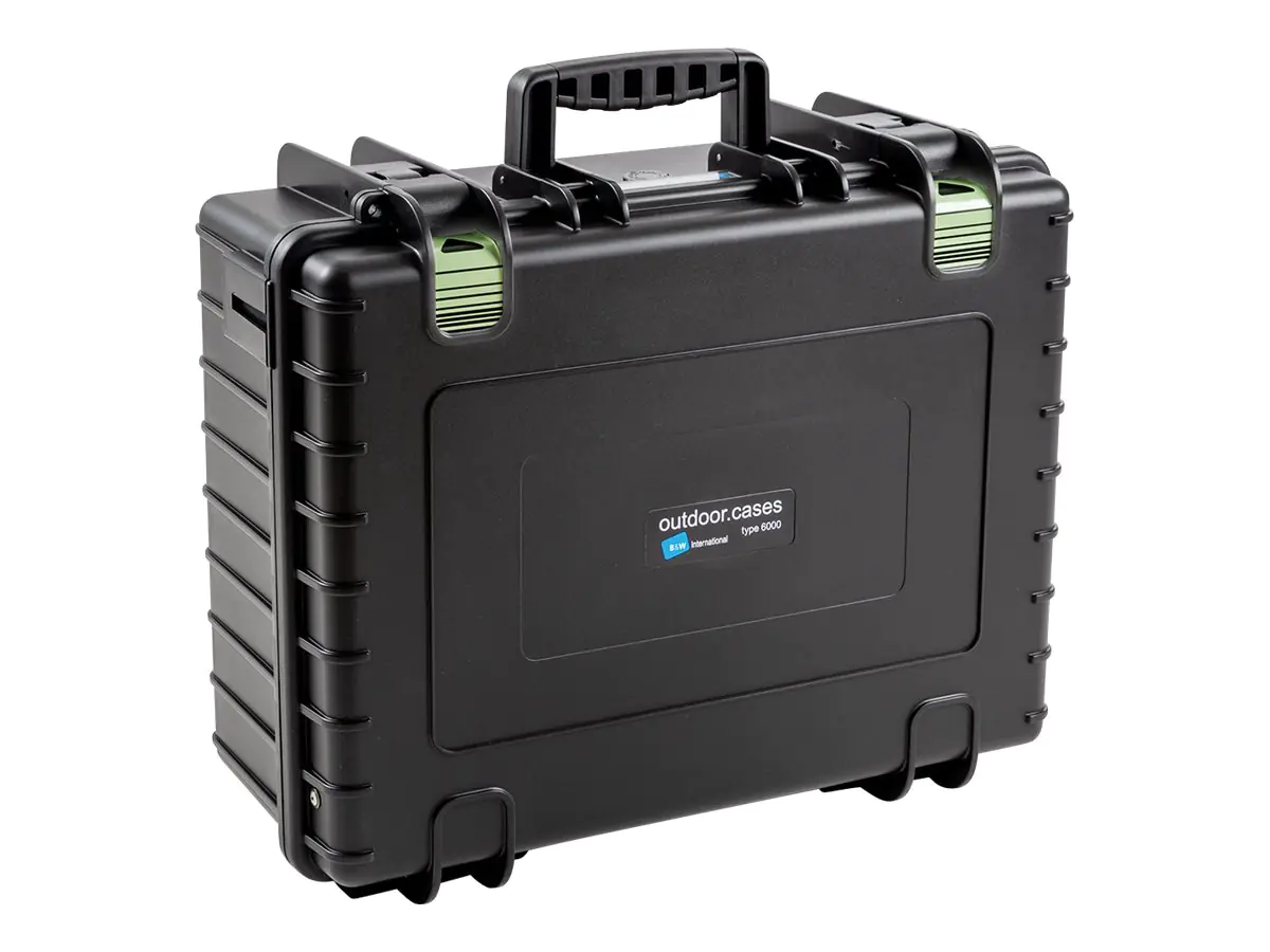 B&W outdoor.cases Type 6000 - Hartschalentasche - Polypropylen - Schwarz