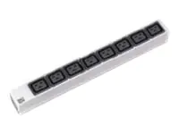 Bachmann Steckdosenleiste (Rack - einbaufähig) - Eingabe, Eingang IEC 60320 C20 - Ausgangsanschlüsse: 8 (IEC 60320 C19) 333.815