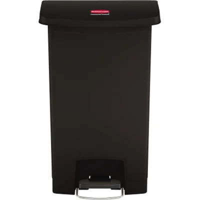 Rubbermaid Tretabfalleimer Slim Jim 1883611 Kunststoff 50l schwarz Rubbermaid Tretabfalleimer Slim Jim 1883611 Kunststoff 50l schwarz