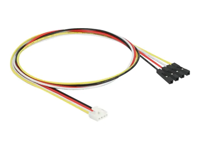Delock IOT - Netz-/Datenkabel - 4-polger Grove-Stecker (M) zu Überbrückungsdrähte (W) - 5 A - 50 cm - Überbrückungskabel - Schwarz, weiß, Gelb, Rot