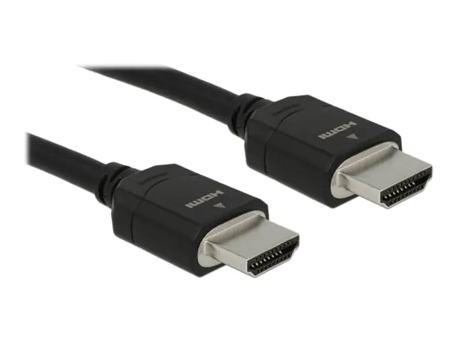 Delock - Ultra High Speed - HDMI-Kabel - HDMI männlich zu HDMI männlich - 2 m - Dreifachisolierung - Schwarz - Dolby DTS-HD Master Audio-Unterstützung, Dolby TrueHD-Unterstützung, unterstützt 21:9 Kinoformat, unterstützt 8K UHD (7680 x 4320)
