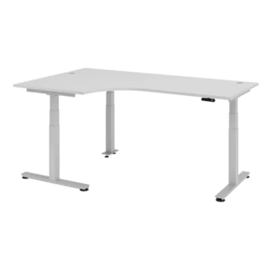 Hammerbacher Schreibtisch 200x120cm grau VXDSM82/5/S